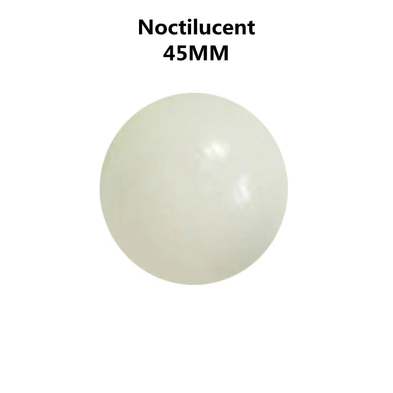Colorful, luminous stress relief balls with a sticky surface for bouncing, squeezing, and sticking to surfaces