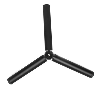 Black aluminium mobile phone tripod with PTZ adjustments for handheld stabilisation