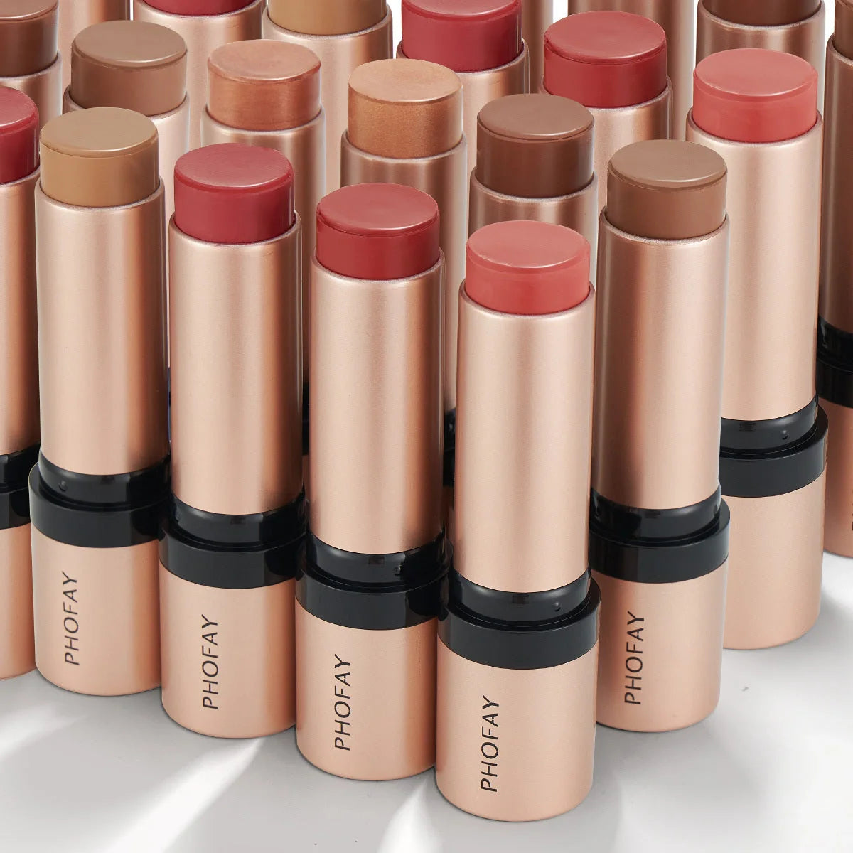 PHOFAY Contour Stick with built-in brush for easy sculpting and blending