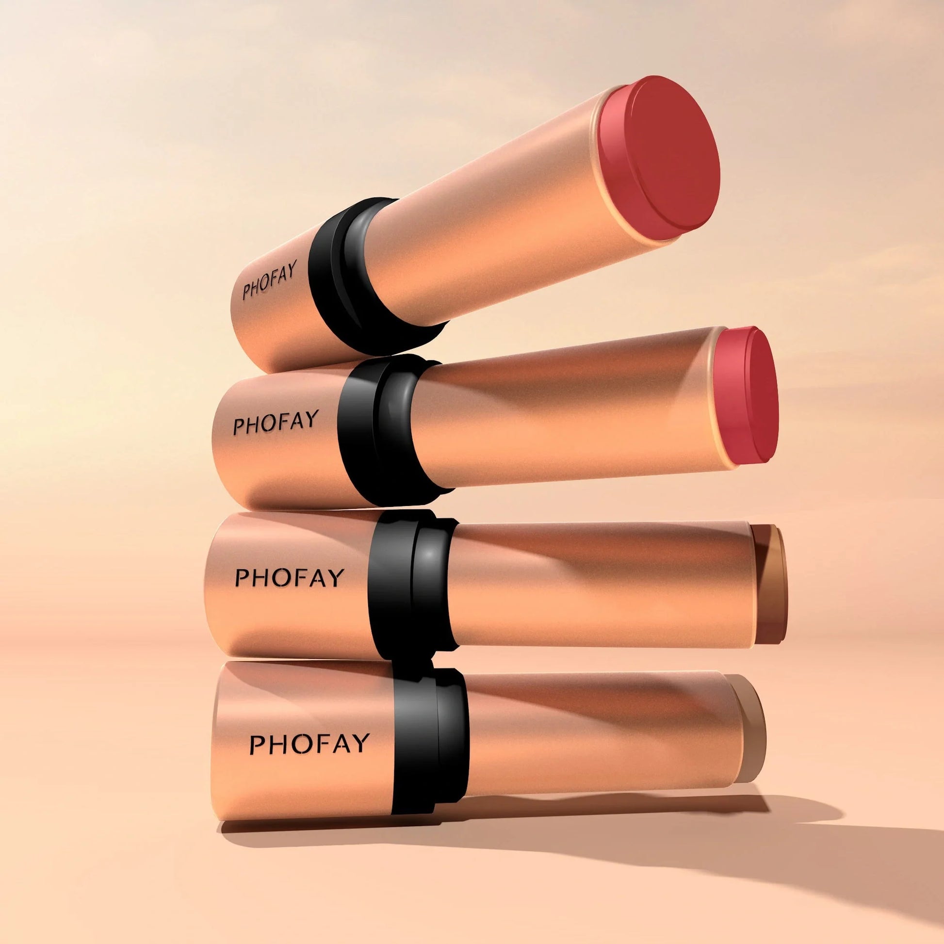 PHOFAY Contour Stick with built-in brush for easy sculpting and blending