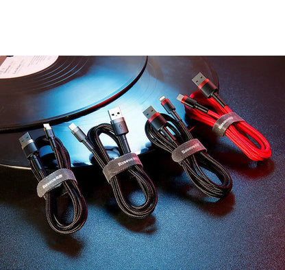 USB-C to Lightning fast charging cable for iPhone with gold connector in 0.5m, 1m, 2m and 3m length options