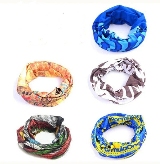 Versatile seamless outdoor turban for sports and fashion, windproof and breathable