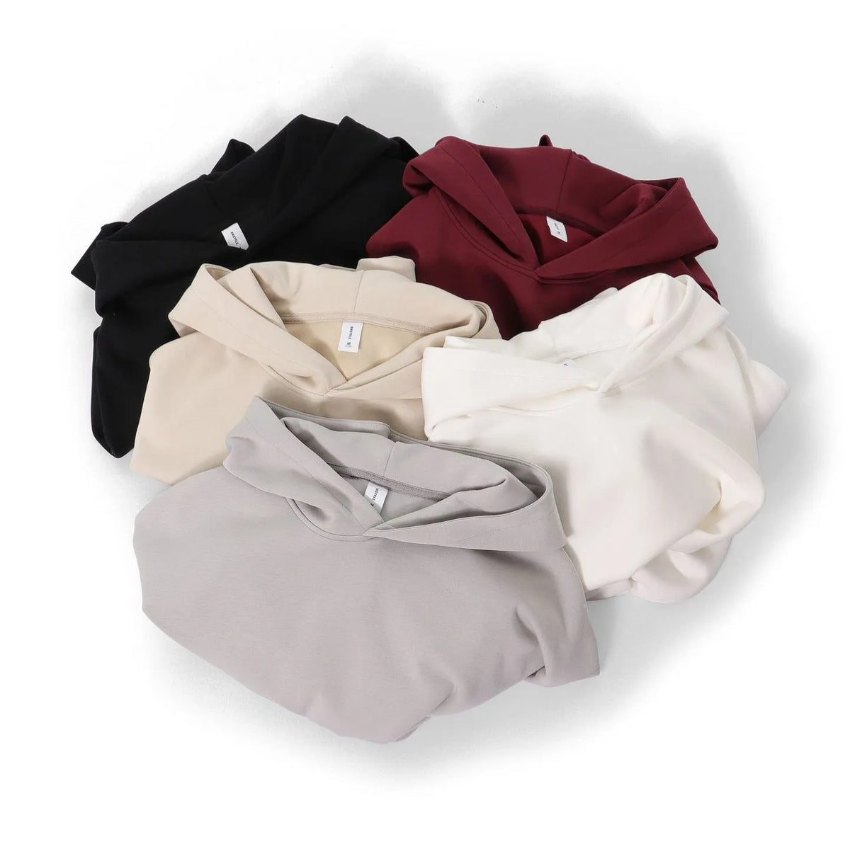 Unisex loose pullover hoodie in polyester, long sleeve, available in seven colours and sizes S to 3XL