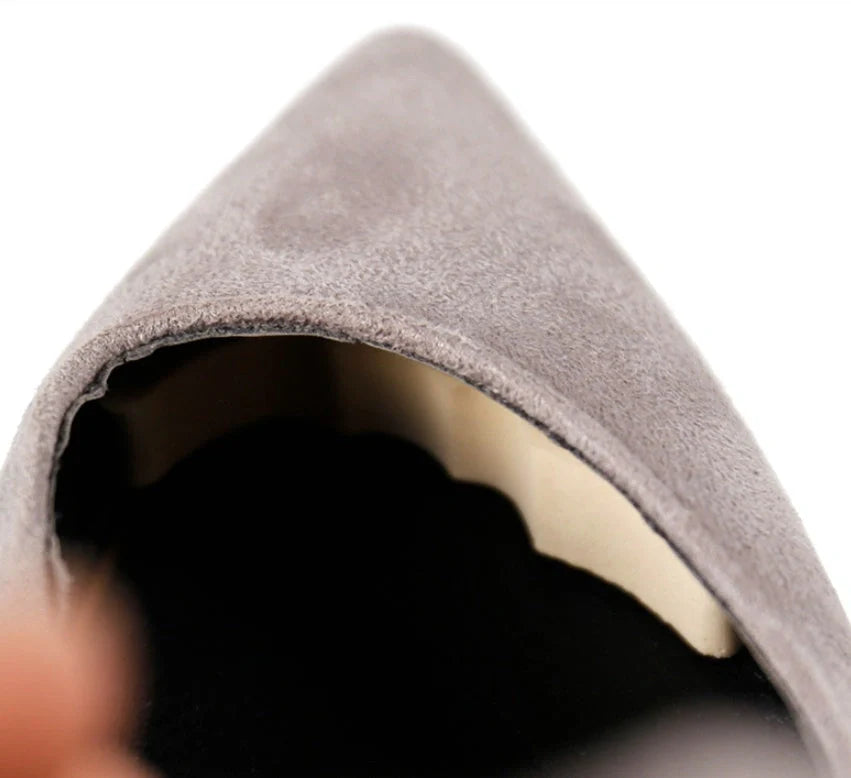 Soft Anti-Slip Toe Pads for High Heels in Black and Beige