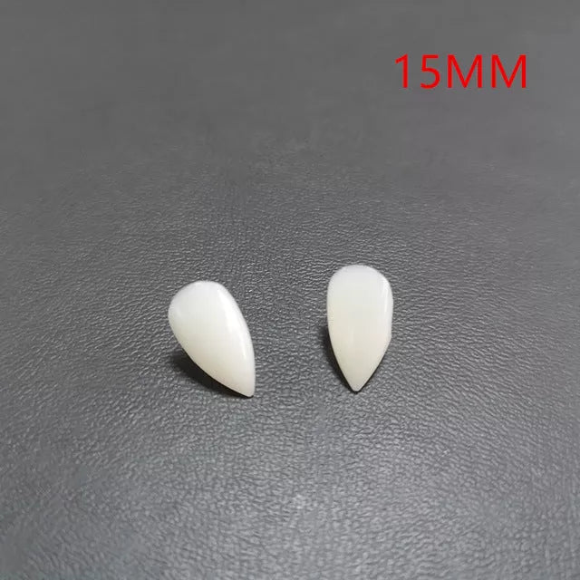 Adjustable Halloween Vampire Zombie Dentures for a spooky custom fit