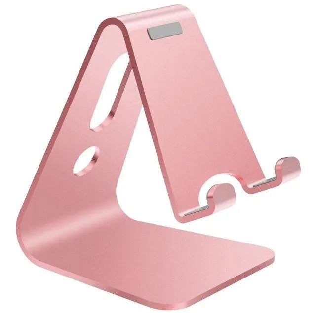 Aluminium phone and tablet stand in Black, Red, Rose Gold and Silver colour options