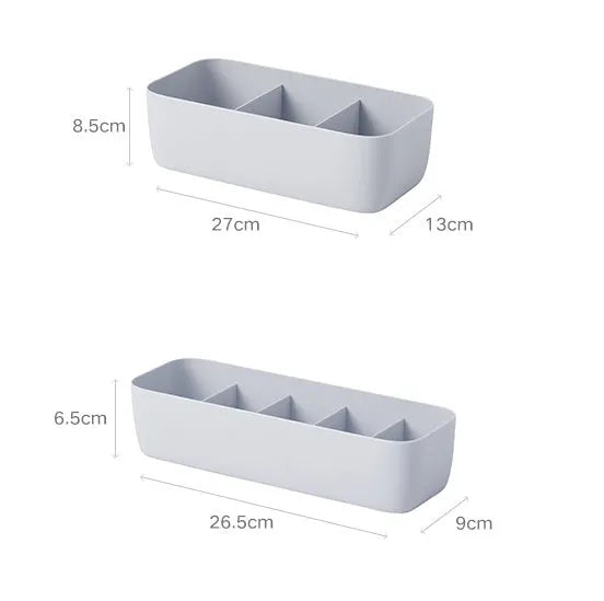 PP plastic drawer organiser box for socks and underwear storage in apricot colour