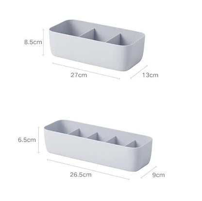 PP plastic drawer organiser box for socks and underwear storage in apricot colour