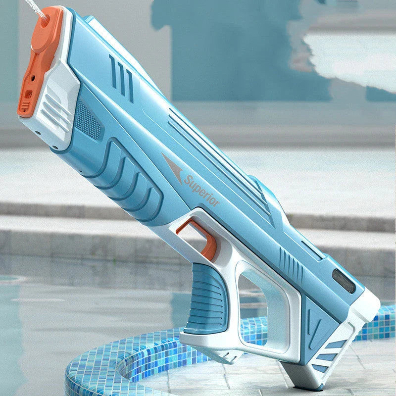 Rechargeable Automatic Water Blaster - Powerful motorized water gun for epic summer water fights and outdoor adventures