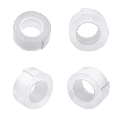 Roll of nano magic adhesive tape showing 30mm width and 2mm thickness for car and home storage organisation