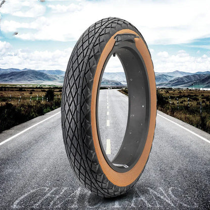 20x4.0 inch brown rubber tyre for snowmobiles and electric beach cars