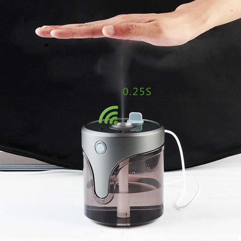 Auto Alcohol Dispenser with touchless infrared induction and 600ml capacity