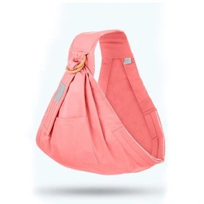 Adjustable baby wrap carrier sling in various colors for comfortable infant carrying