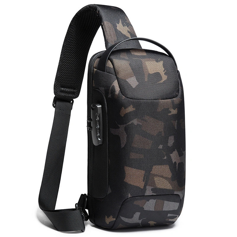 Stylish Men's Waterproof Business Messenger Shoulder Bag in various colours