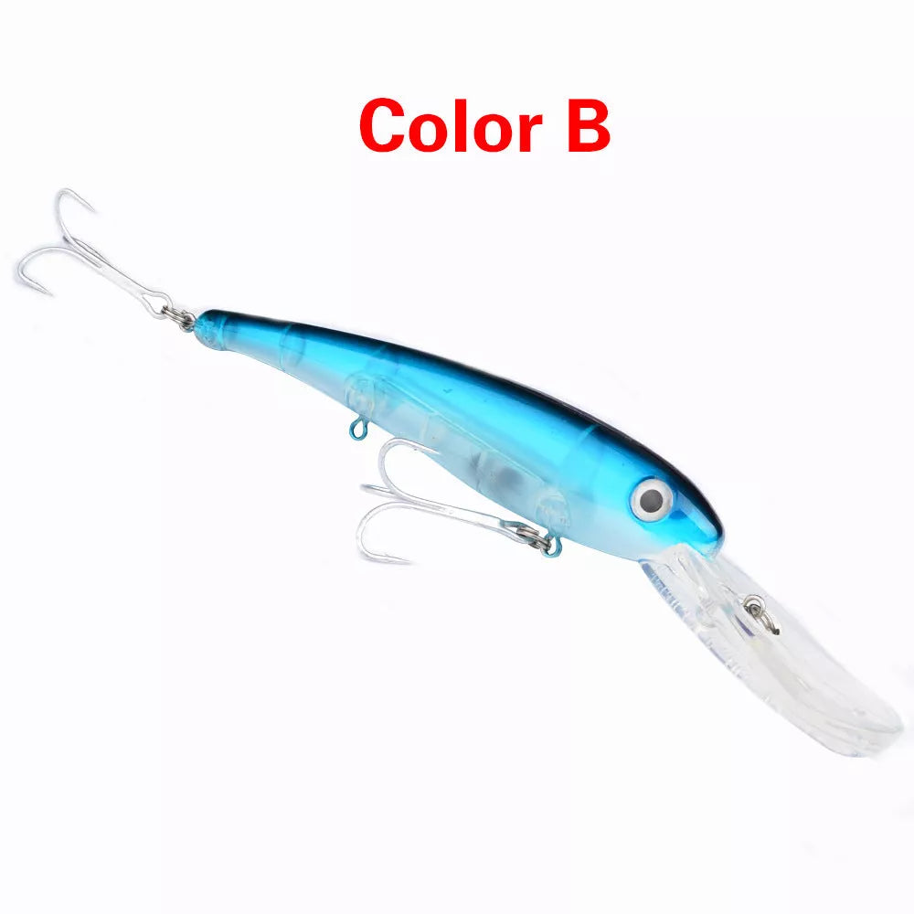 20CM Glossy Lures Mino Fishing Bait Plastic Hard Bait with 10 colour options
