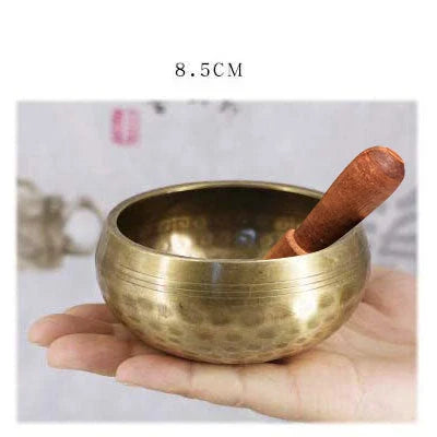Premium Tibetan singing bowl with rich, harmonious tones for meditation and relaxation