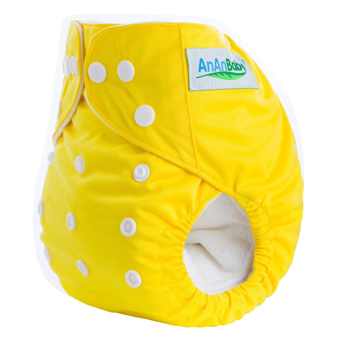 Solid colour leak-proof baby diaper pants with brushed cloth and bamboo charcoal lining, 36.5 x 32.5 cm