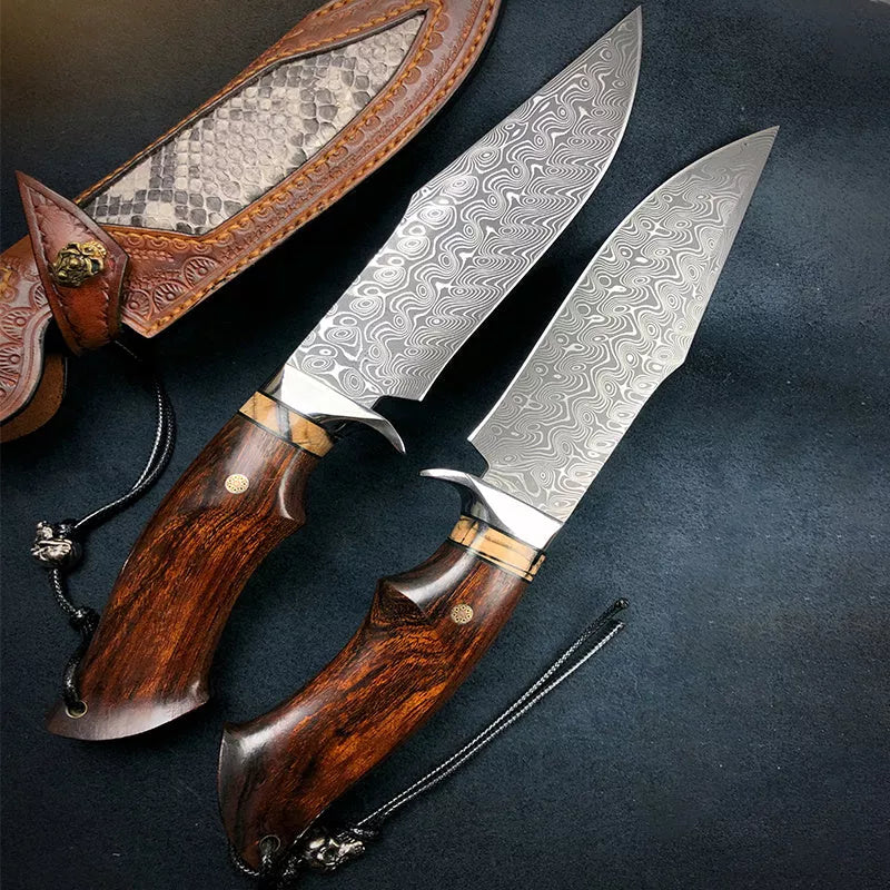 Folding Forging Outdoor Self-defense Knife with multi-purpose hook and bottle opener
