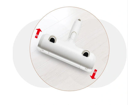 Efficient pet hair remover tool in red and blue for furniture and carpets