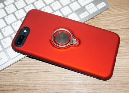Magnetic phone case in solid colours showing back cover design for iPhone compatibility