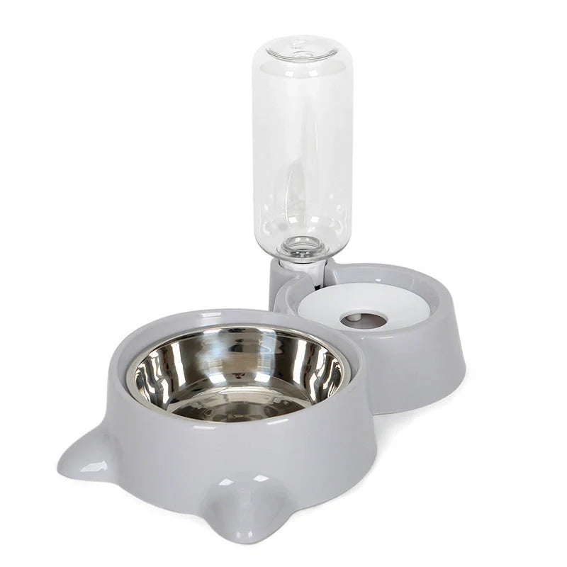 Automatic nonelectric water dispenser for cats and dogs with 1.8L capacity and bowl