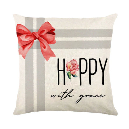 Cozy snowflake throw pillow covers with vibrant holiday designs in multiple color options