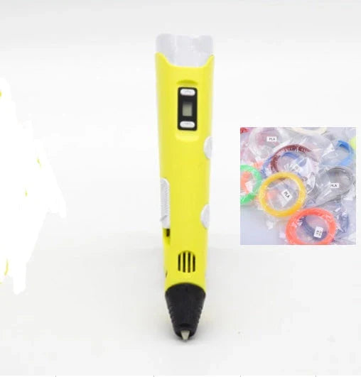 A versatile 3D pen with adjustable temperature settings, vibrant filament colors, and an ergonomic design for endless creative possibilities.