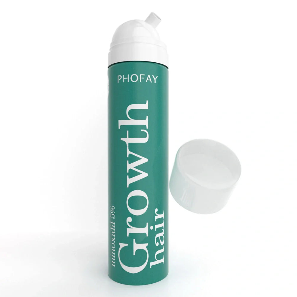 CH004 Minoxidil 5% anti-hair loss mousse canister with foam dispenser