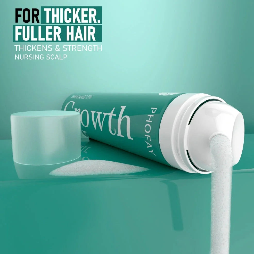 CH004 Minoxidil 5% anti-hair loss mousse canister with foam dispenser