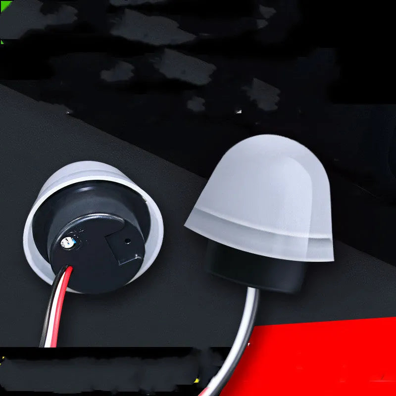 Automatic light induction switch street lamp with acousto-optic controlled induction 3-5 metre sensing range for outdoor areas requiring motion-activated illumination