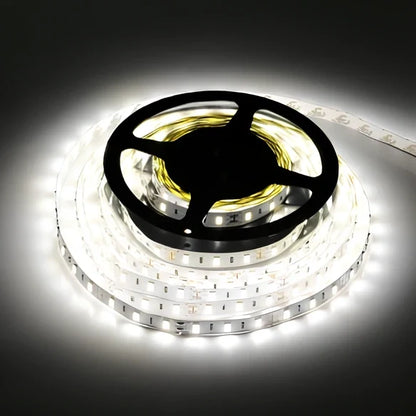 5 metre flexible LED strip lighting with 60 LEDs per metre and waterproof coating