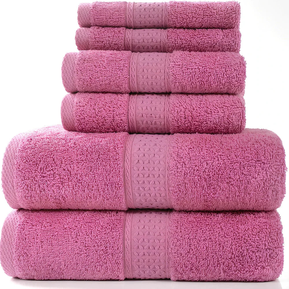 Pure cotton towel set showing bath towel, towel, and square towel in bamboo green colour