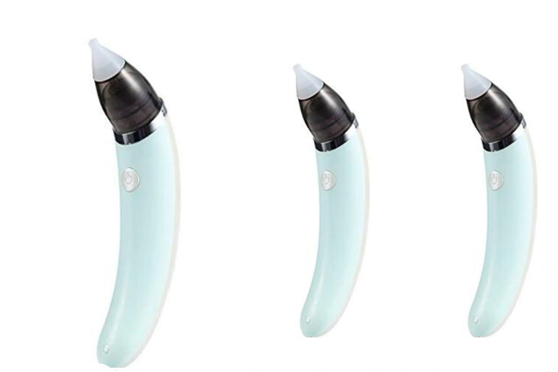 An electric nasal aspirator with adjustable suction levels, soft silicone tip, and BPA-free materials for effectively and comfortably clearing baby's congestion