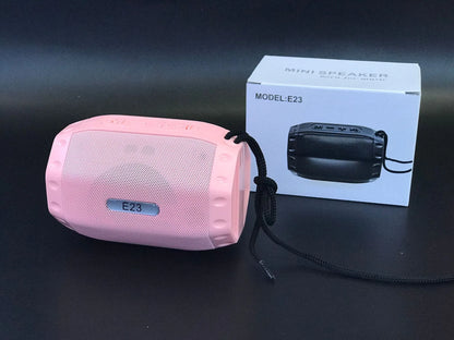 Wireless USB card Bluetooth speaker in four colour options showing compact design