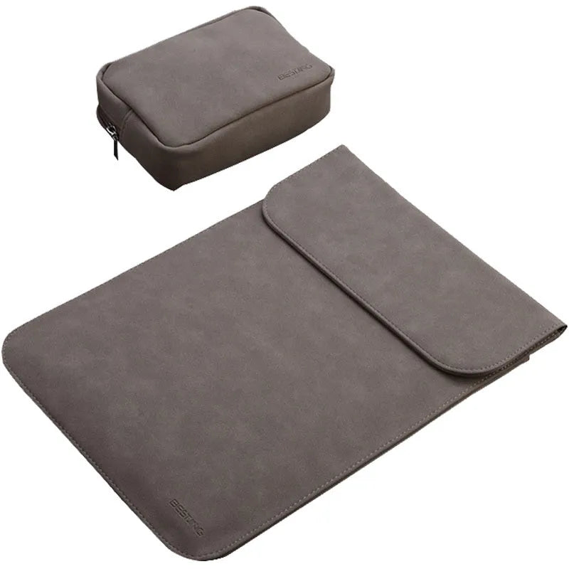Notebook case sleeve in Dark Gray, Green, Light Gray or Pink, 6mm thick, for 11-15.5 inch devices