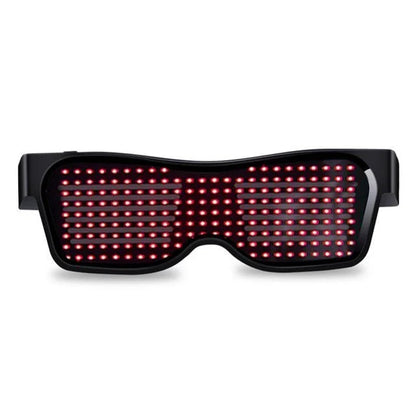 Multicolor LED Glasses with dynamic flashing lights, perfect for parties and events