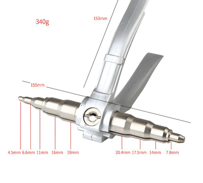 Manual tube expander for air conditioning with alloy steel construction