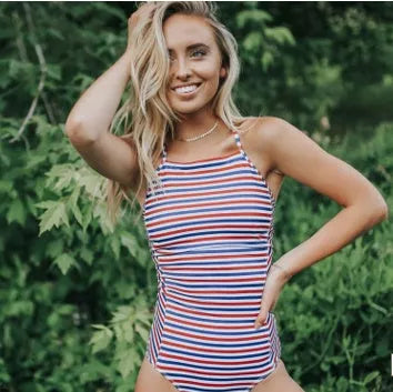 Women's XL Crochet Bandage Cut Out Monokini Swimsuit with unique design