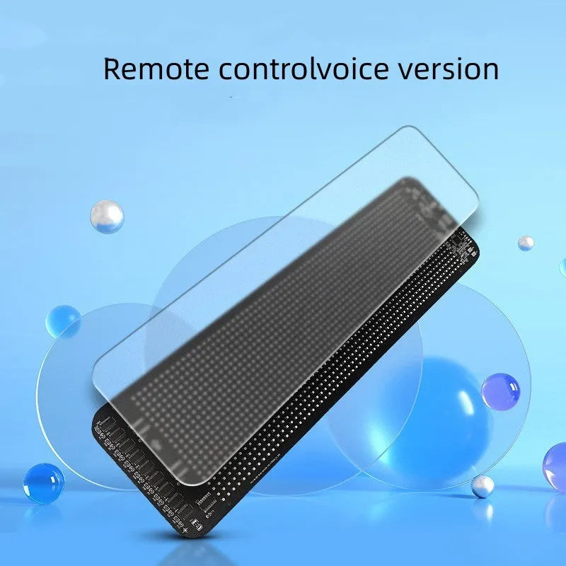 Remote control Bluetooth voice LED display screen with full colour display and USB power connection