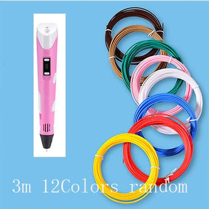 A versatile 3D pen with adjustable temperature settings, vibrant filament colors, and an ergonomic design for endless creative possibilities.