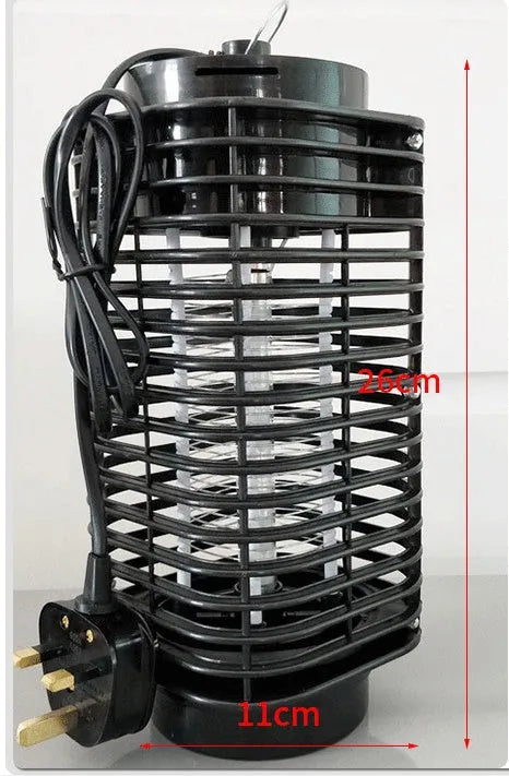 Black King Kong hanging electric mosquito killer lamp for indoor pest control.