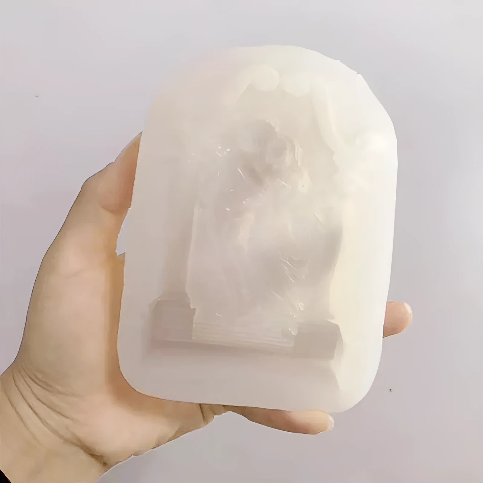 Ancient Greek couple angel silicone mould for baking, candles, soap and crafts