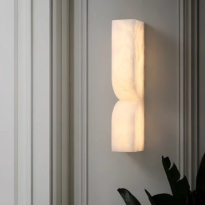 Copper Nordic wall lamp strip with warm light for bedroom bedside mounting