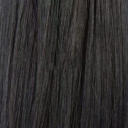 Black big wave front lace wig with 30cm length and oblique bangs on adjustable cap
