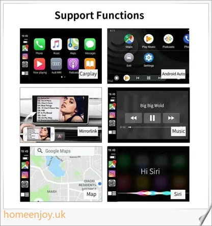 Apple CarPlay Phone Adapter - Wireless integration for seamless smartphone connectivity in your vehicle