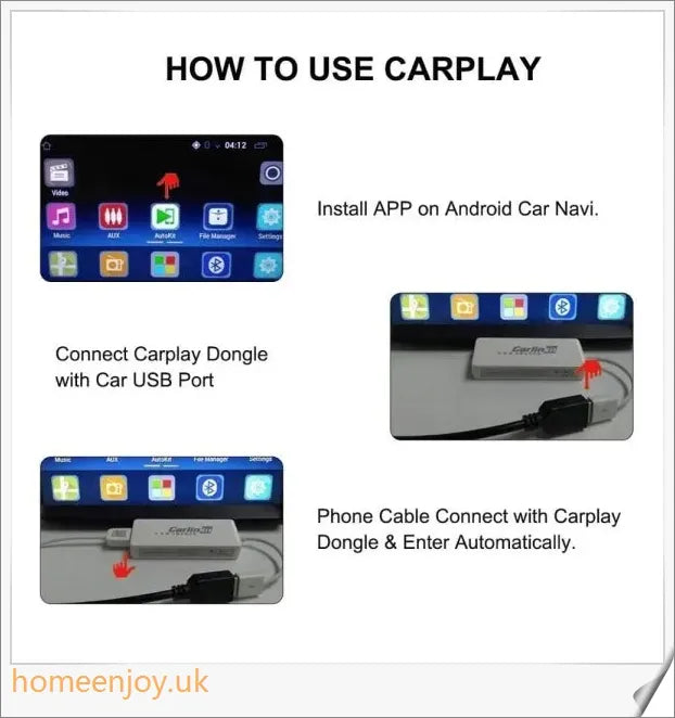 Apple CarPlay Phone Adapter - Wireless integration for seamless smartphone connectivity in your vehicle