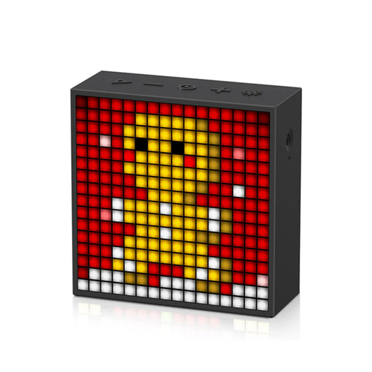 Bluetooth portable speaker with clock alarm and programmable LED display