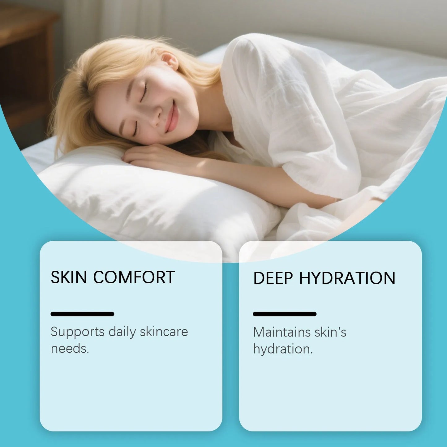 White jar of 50g Gentle Hydrating Body Moisturising Cream with Shanjinchehua.