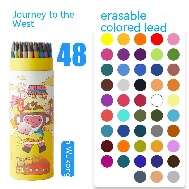 Zhenglin sports theme colour pencils in 24 or 36 colour sets with paper barrels