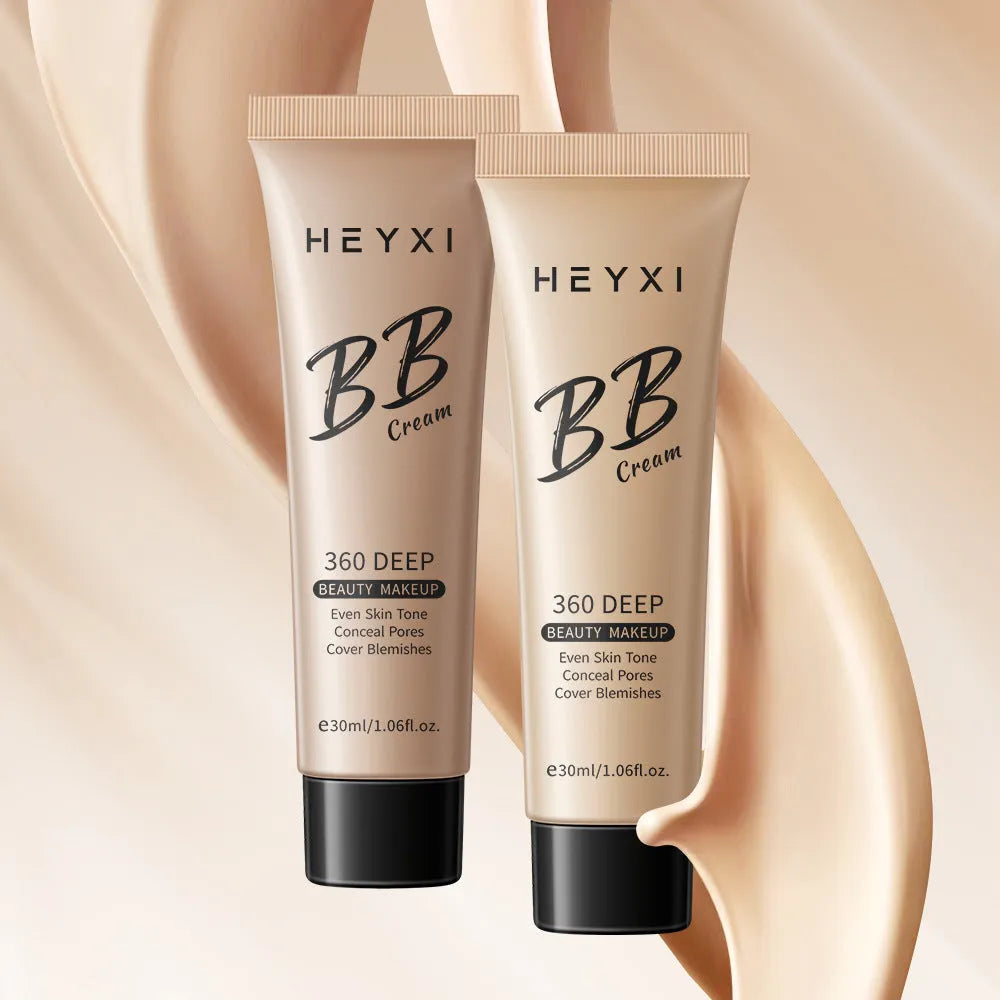Waterproof BB cream in four colour shades 01 02 03 04 for all skin types